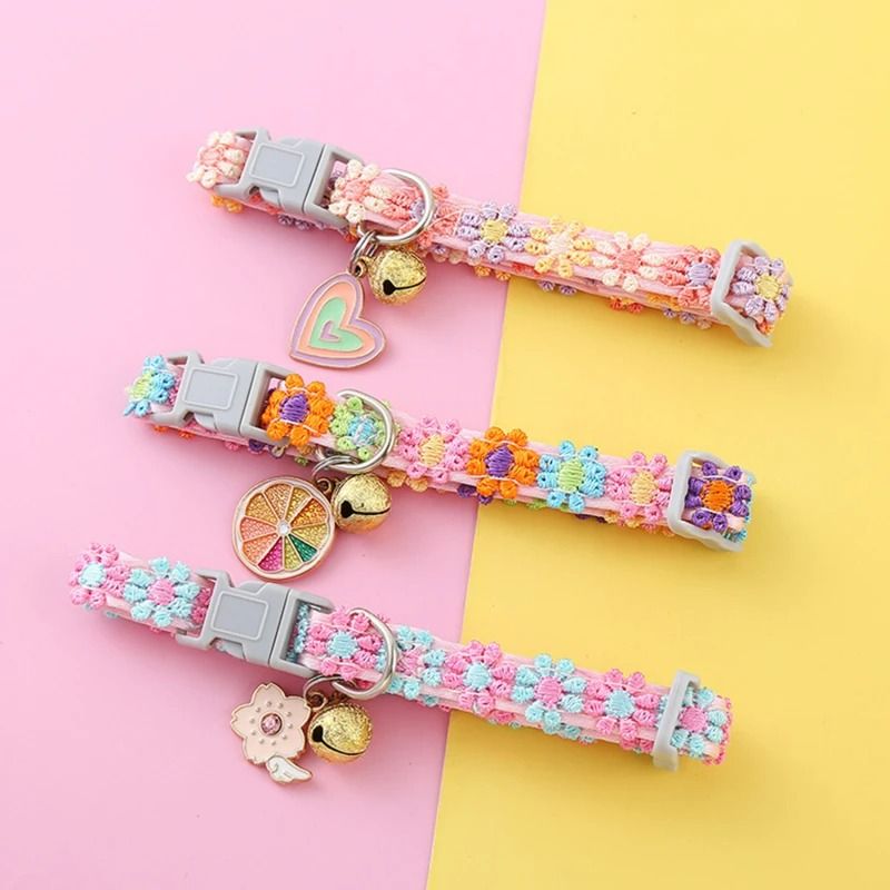 Playful PawPrint Safety Collar With Jingle Bell 2