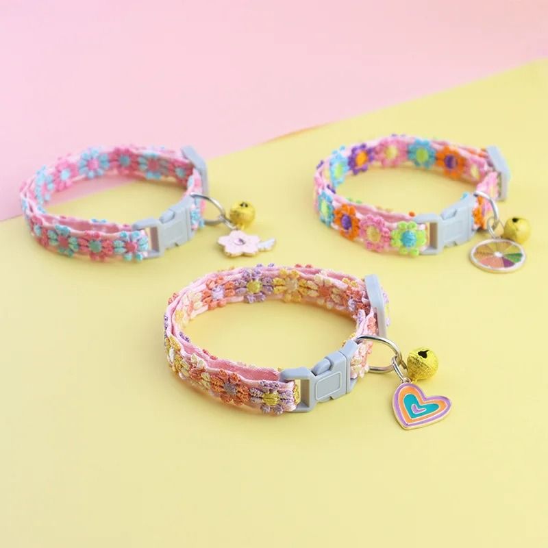 Playful PawPrint Safety Collar With Jingle Bell 3