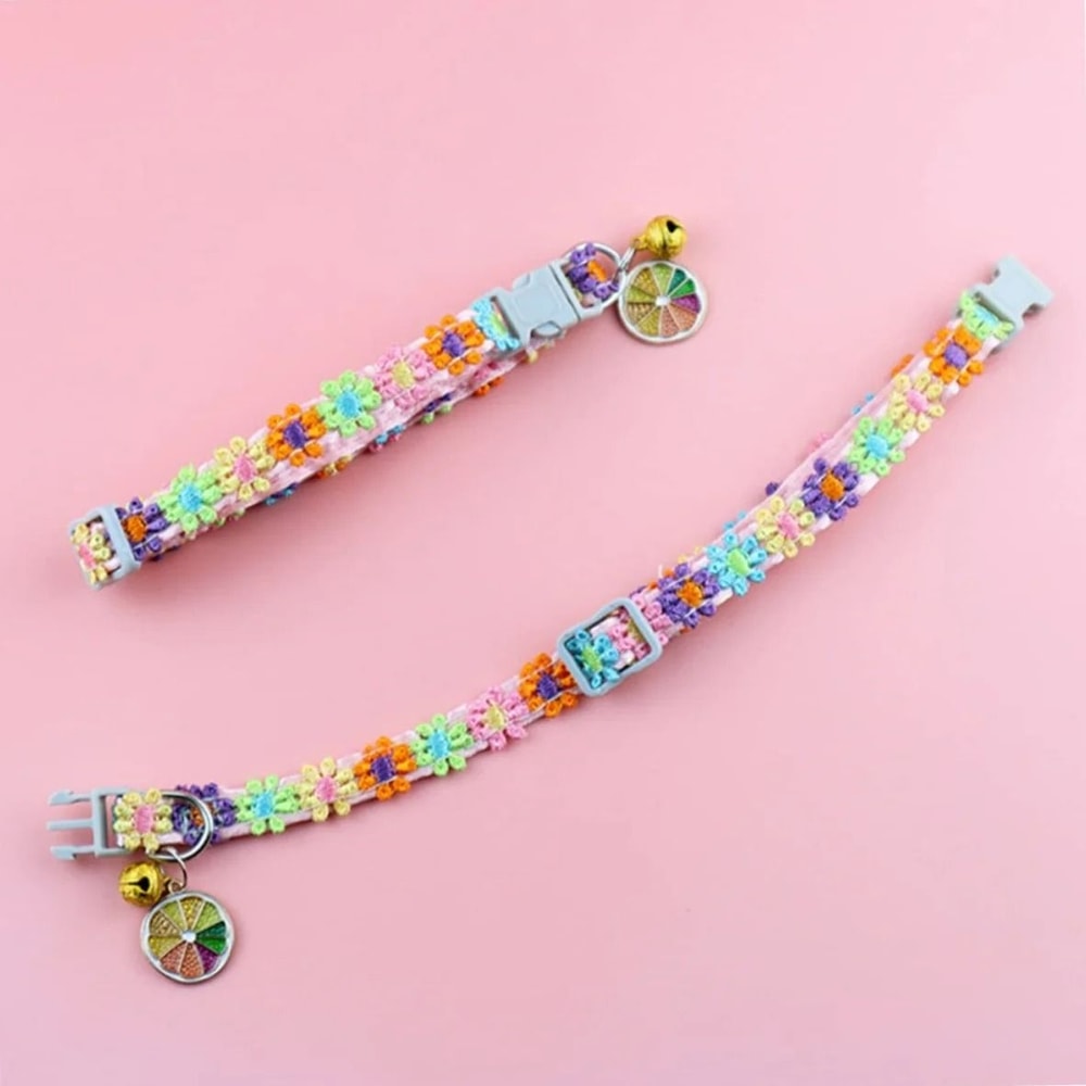 Playful PawPrint Safety Collar With Jingle Bell 4