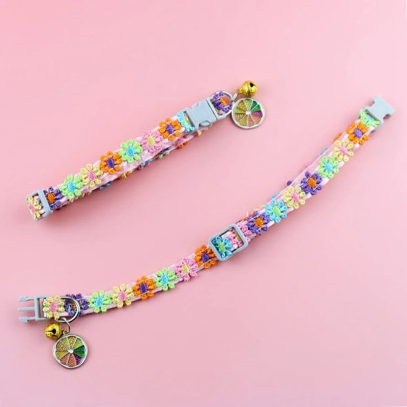 Playful PawPrint Safety Collar With Jingle Bell 4