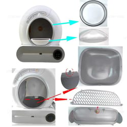 premium replacement components for smart automatic litter boxes