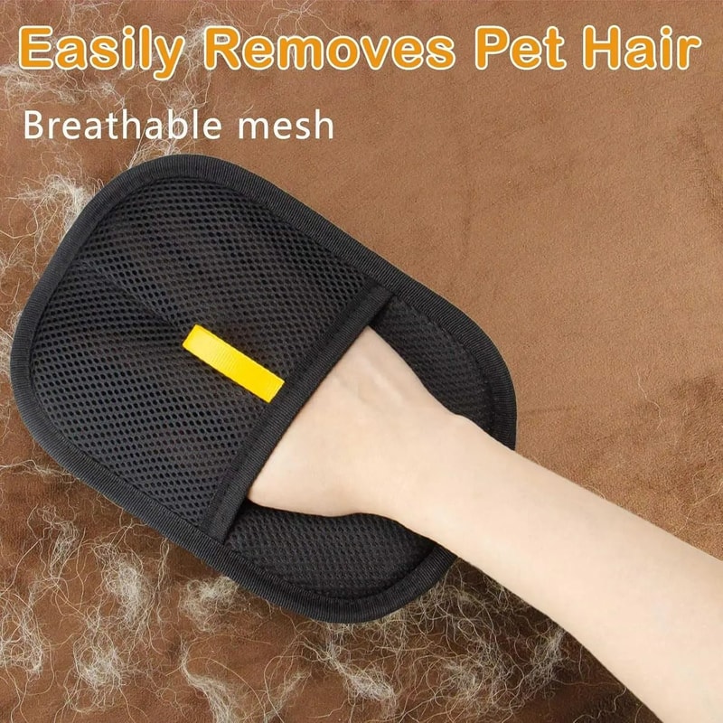 Electrostatic FurEliminator Grooming Cleaning Glove 3