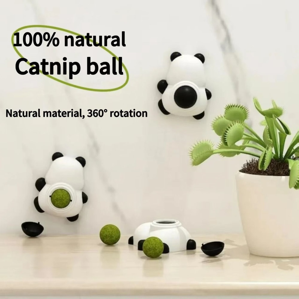 100 Natural Rotatable Catnip Wall Sphere 2