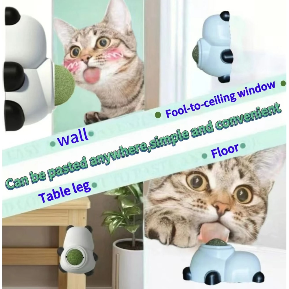 100 Natural Rotatable Catnip Wall Sphere 4