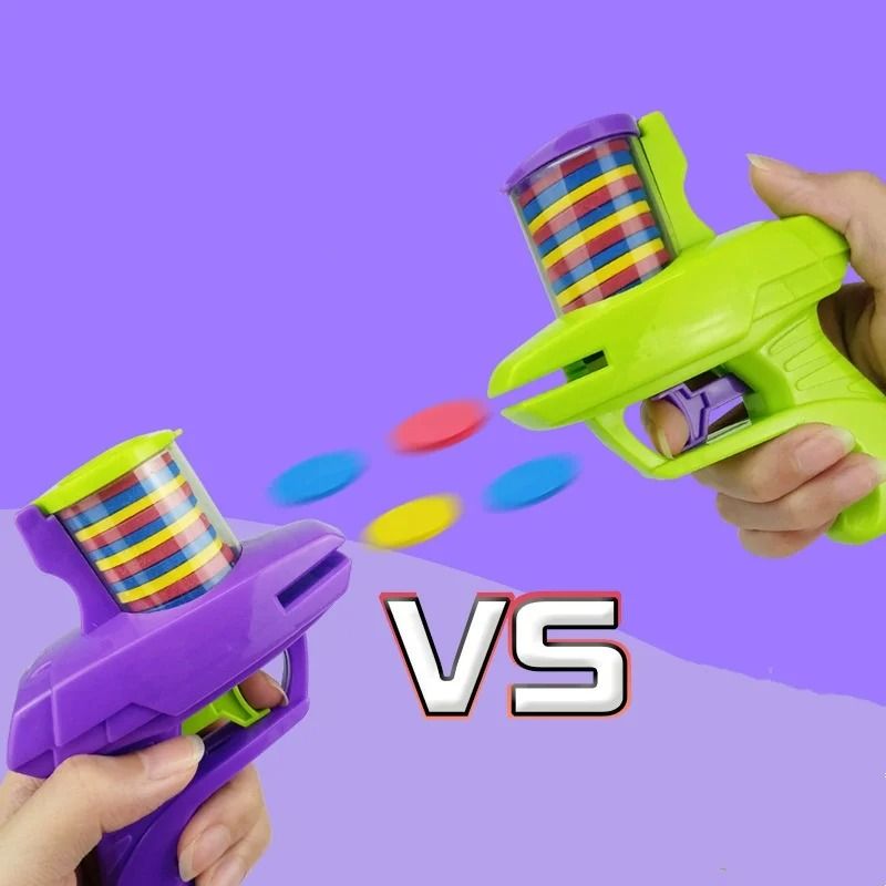 Outdoor HighVelocity Foam Disc DualLauncher Set 1