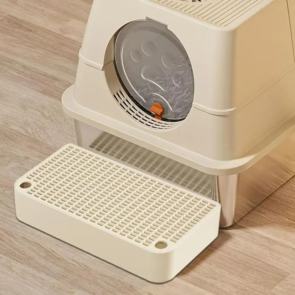 Universal AntiTracking Litter Box Ramp Step 2