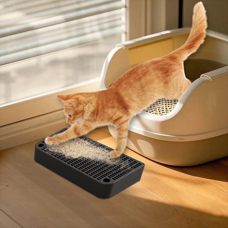 Universal AntiTracking Litter Box Ramp Step 4