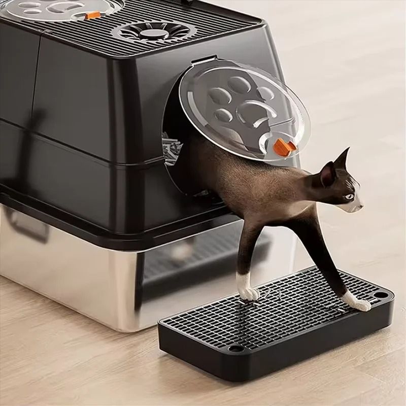 Universal AntiTracking Litter Box Ramp Step 5