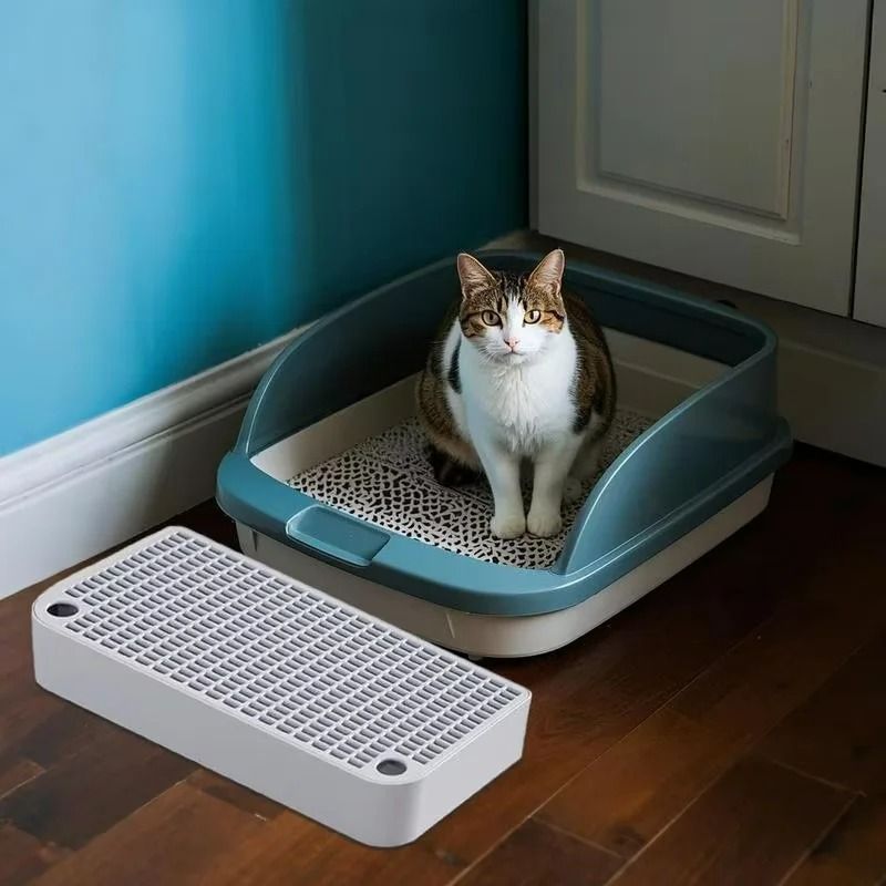 Universal AntiTracking Litter Box Ramp Step 6