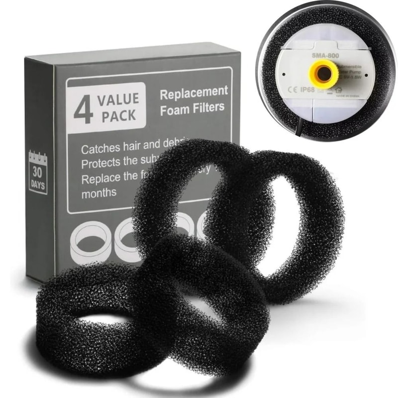 HighDensity Pump Protection Foam Filters 4Pack 0