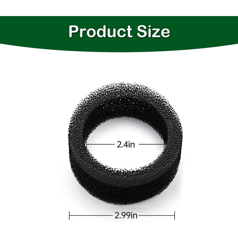 HighDensity Pump Protection Foam Filters 4Pack 5