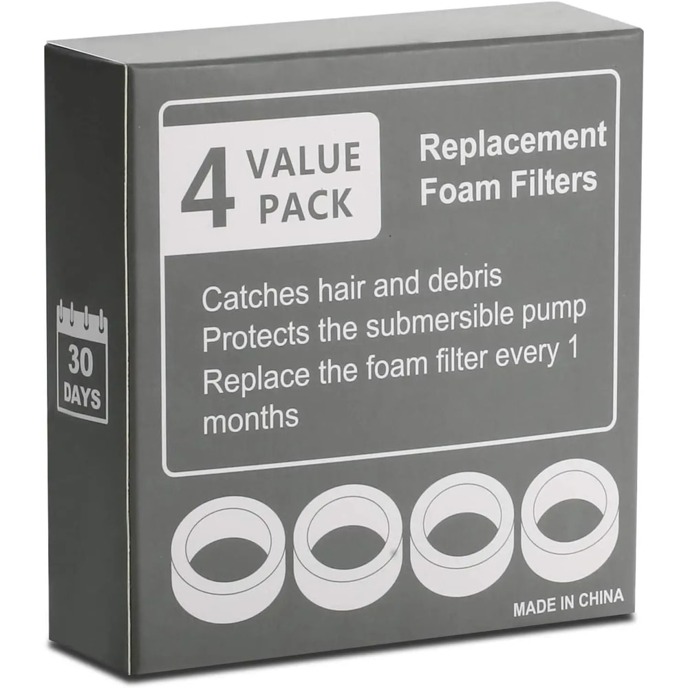 HighDensity Pump Protection Foam Filters 4Pack 6