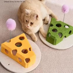 interactive "hide & seek" felt puzzle station
