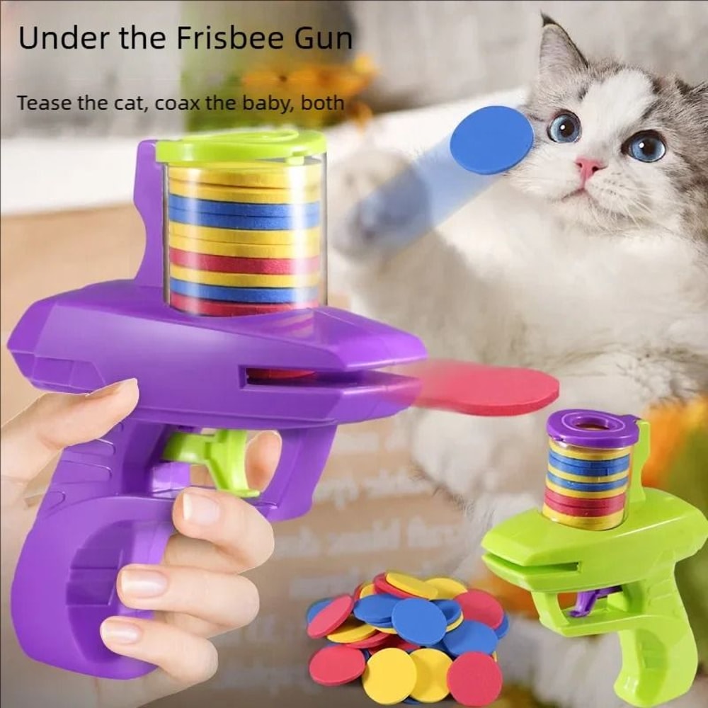 Interactive HighVelocity Disc Launcher Chaser Set 0