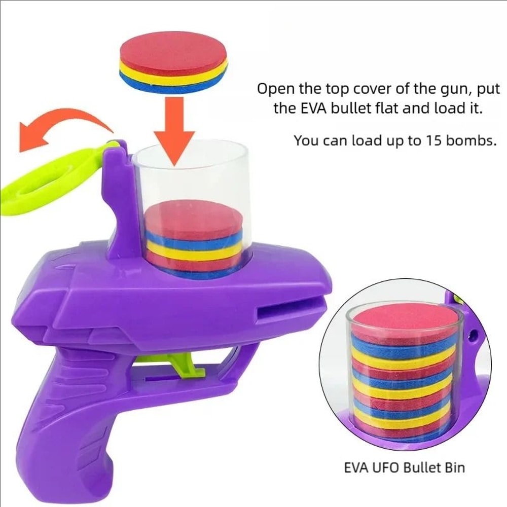 Interactive HighVelocity Disc Launcher Chaser Set 3