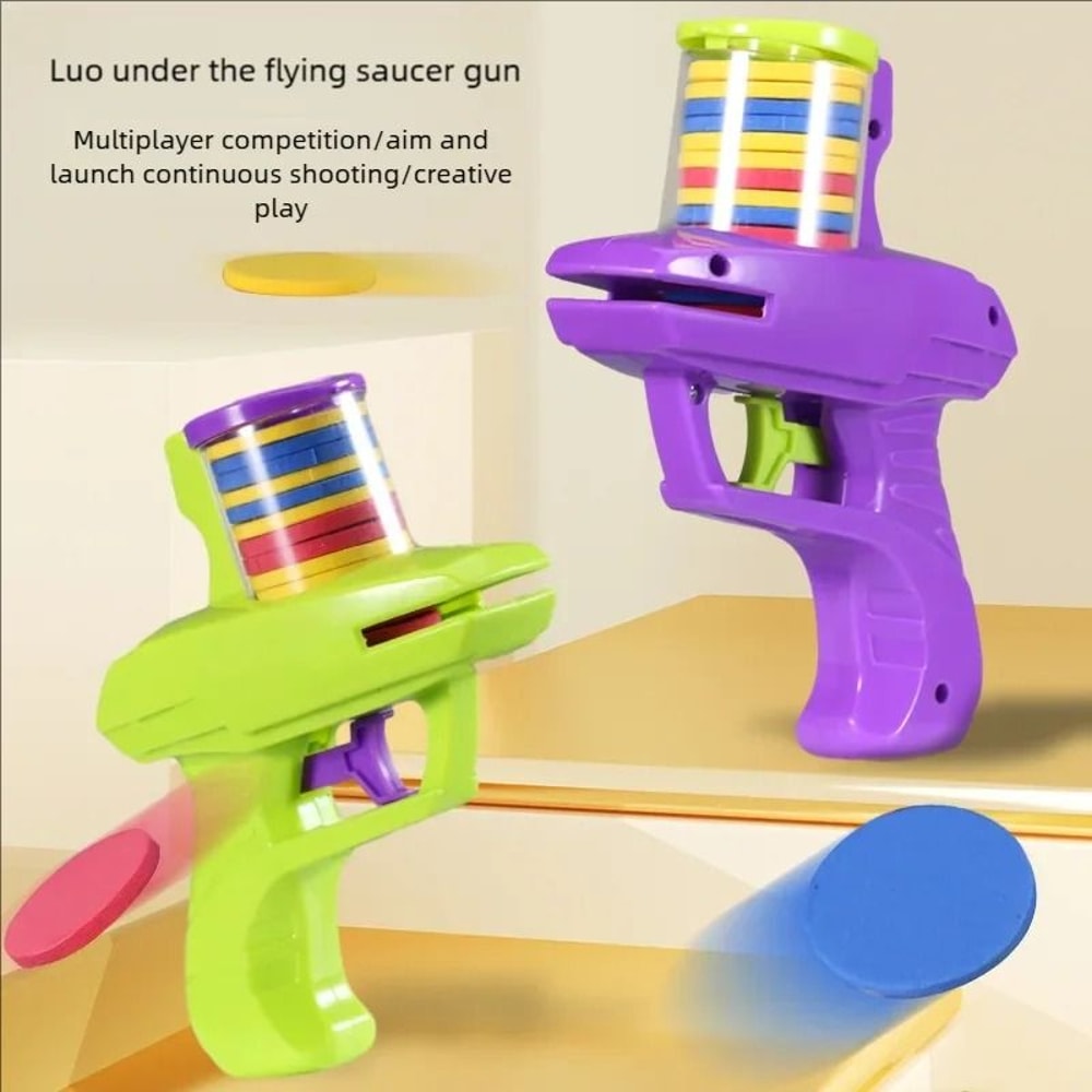 Interactive HighVelocity Disc Launcher Chaser Set 5