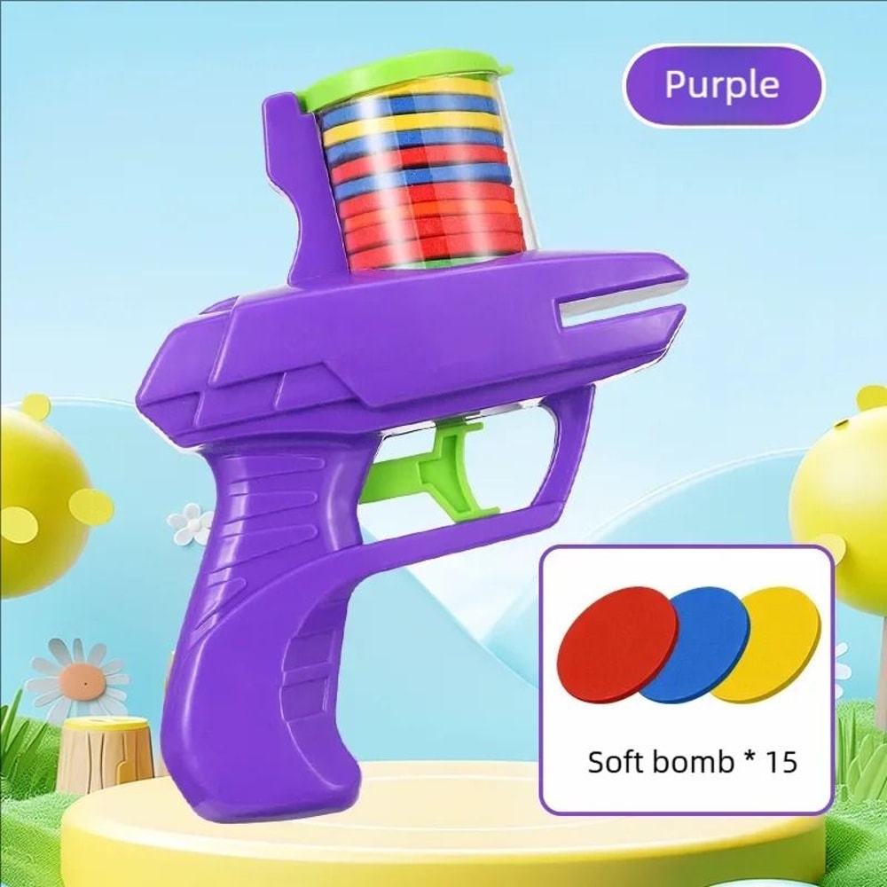 Interactive HighVelocity Disc Launcher Chaser Set 8