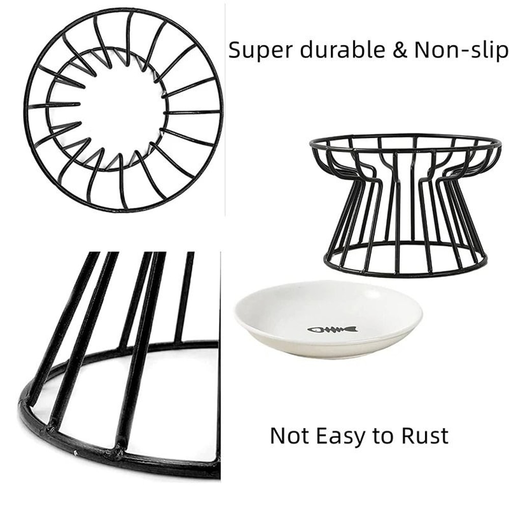 Orthopedic Elevated Ceramic Dining Station 3