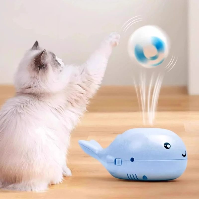 Interactive Whale FloatingBall Cat Teaser 1