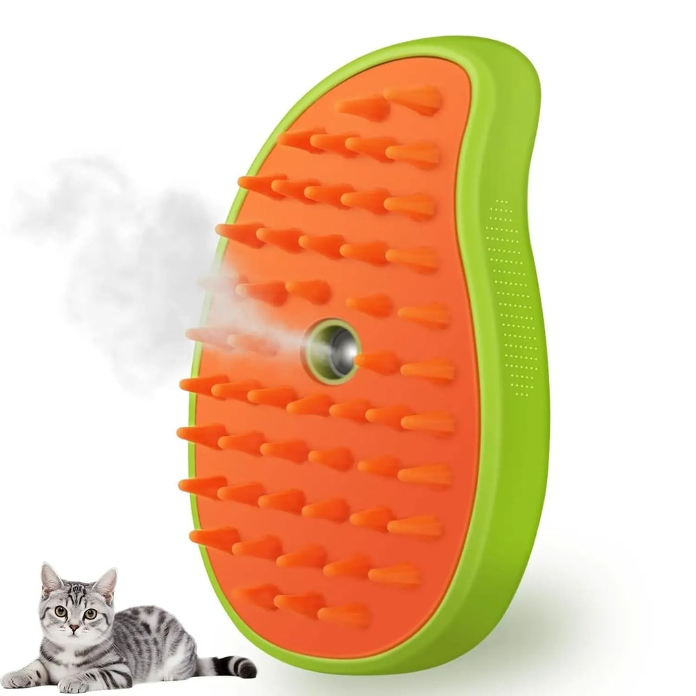 3in1 HydroSonic Steamy Grooming Brush 7