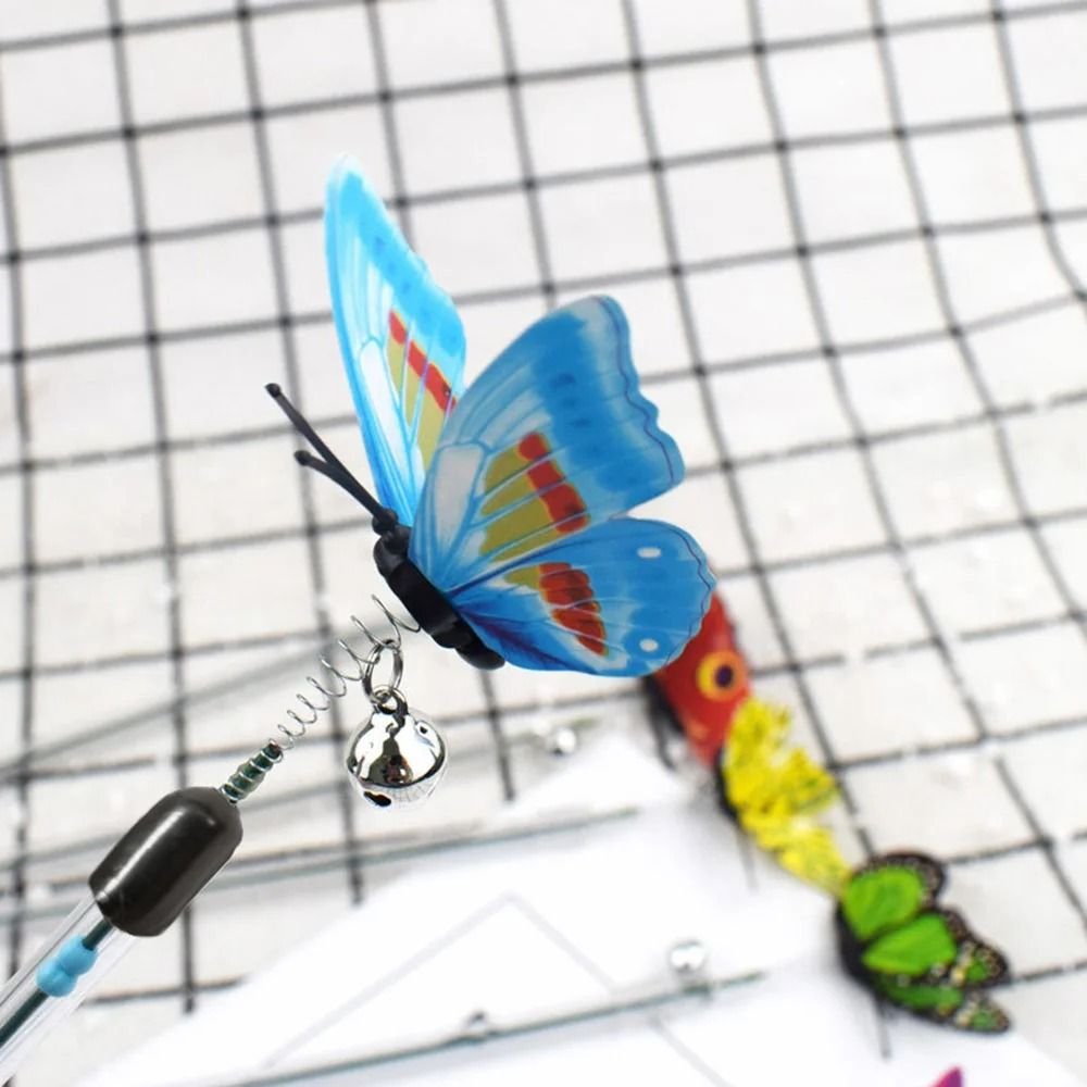 Retractable SpringFlight Butterfly Teaser Wand 3