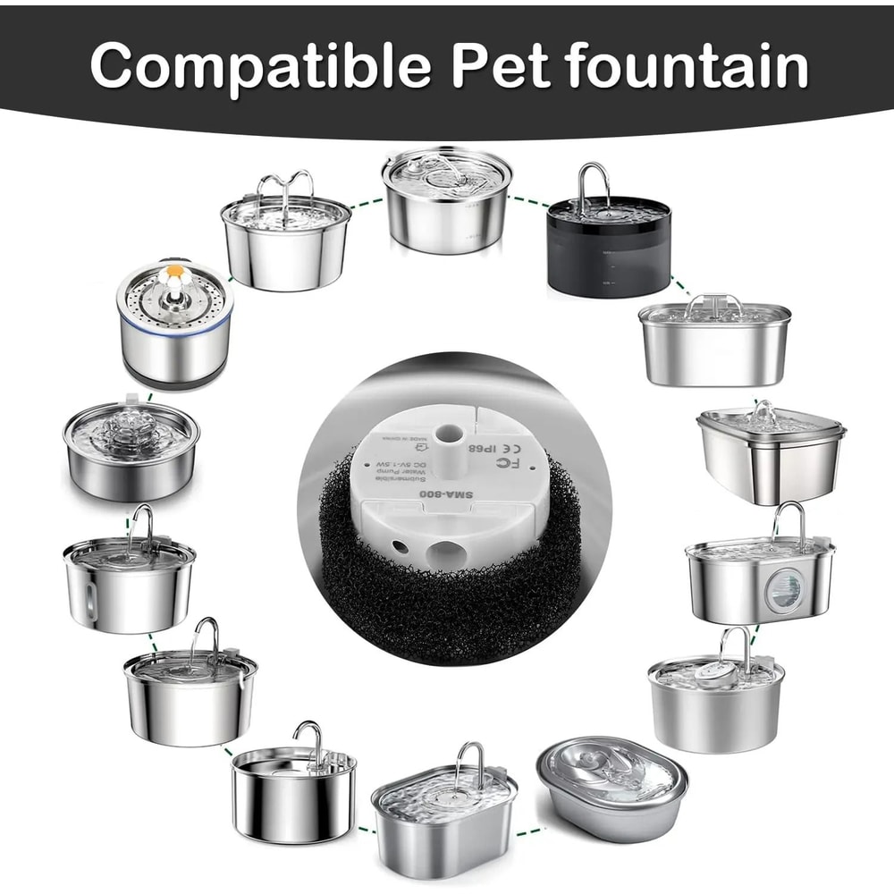 UltraQuiet Submersible Smart Fountain Pump 2