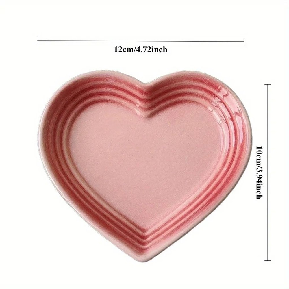 Gradient HeartShaped Ceramic Comfort Bowl 1