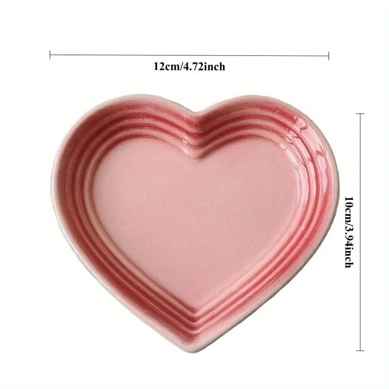 Gradient HeartShaped Ceramic Comfort Bowl 1