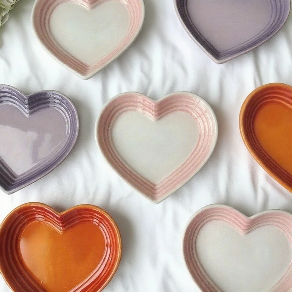 Gradient HeartShaped Ceramic Comfort Bowl 3