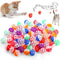 JinglePounce MultiColor Rattle Balls 6Pack 1