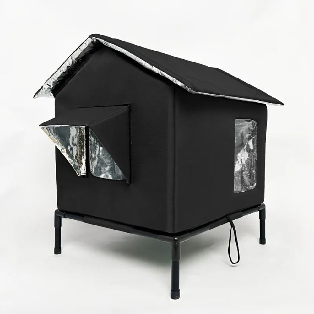 ArcticShield WeatherResistant Outdoor Cat Shelter 2