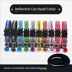 night-vision high-visibility reflective safety collar