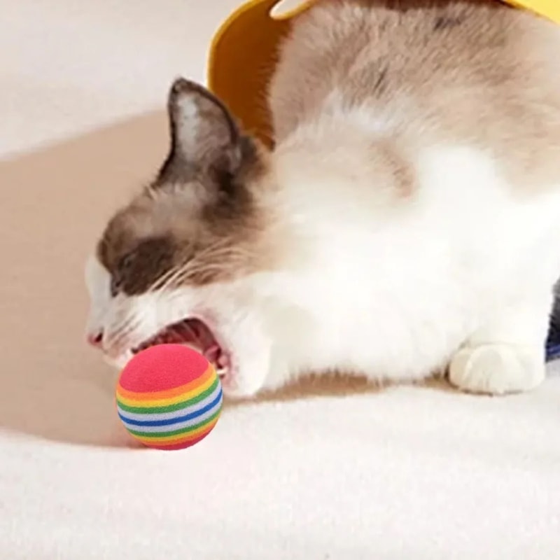 GravityDefying Rainbow EVA Bouncing Balls 1