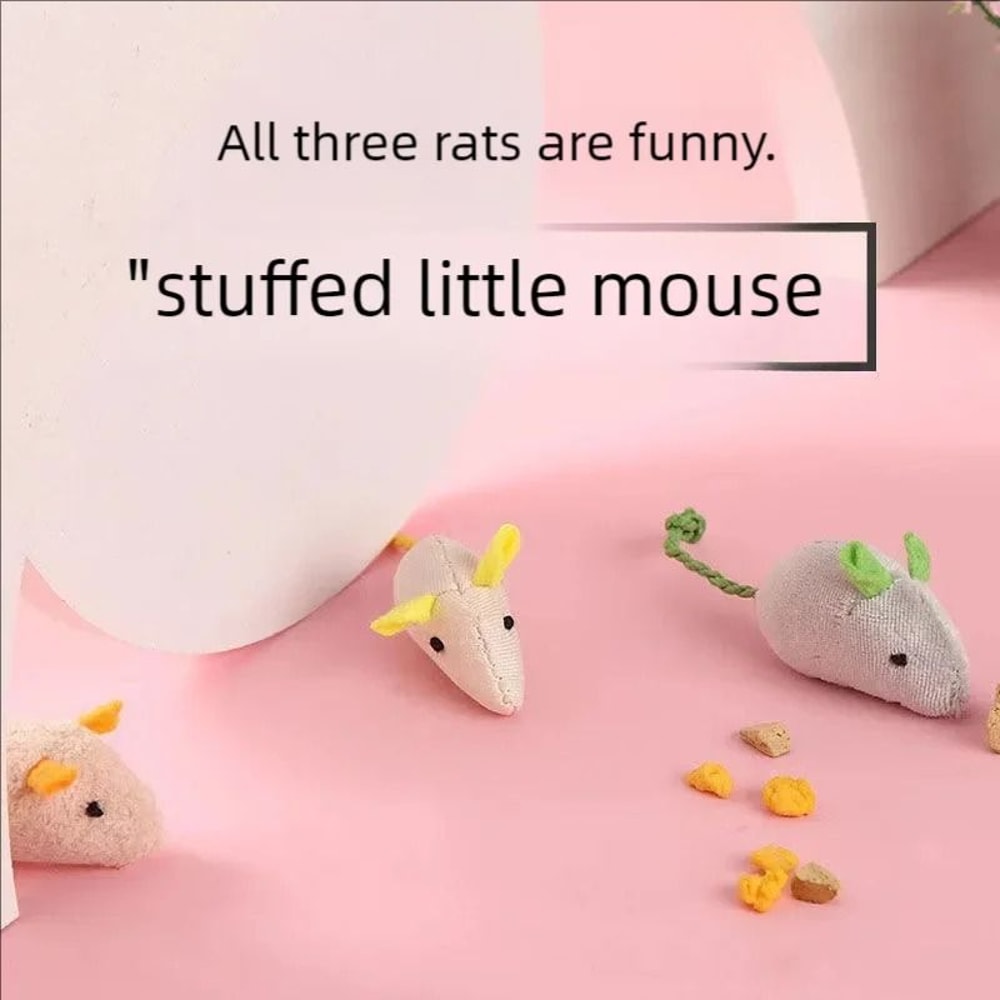 WildChase Natural Catnip Plush Mice 2