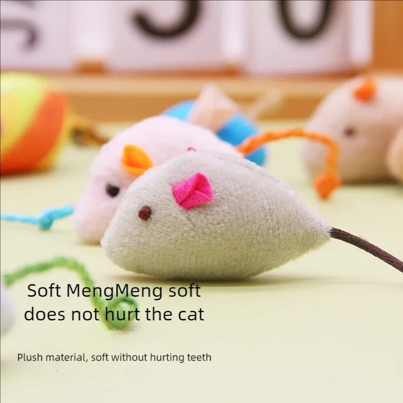 WildChase Natural Catnip Plush Mice 3