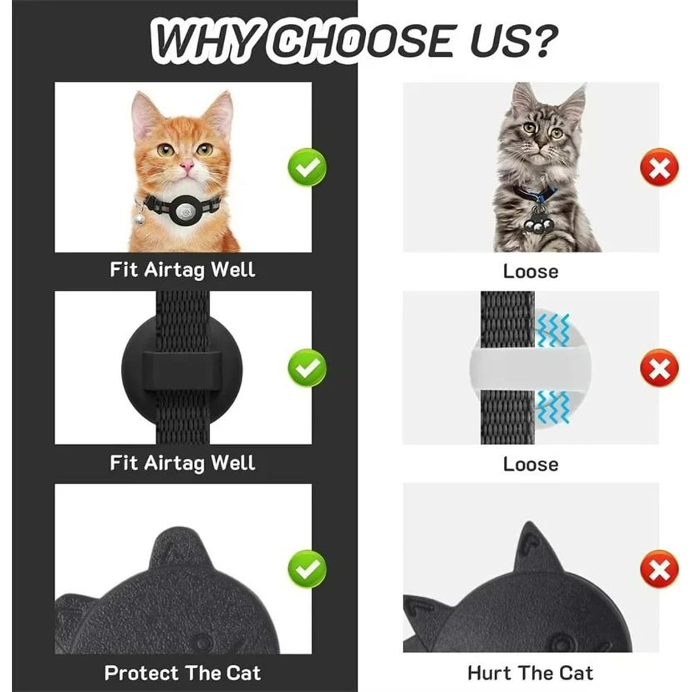 GuardianTrack AirTag Compatible Safety Collar 5