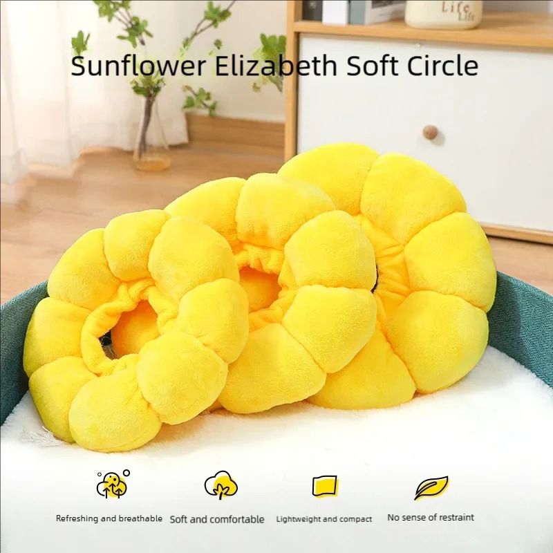 Sunflower Plush Elizabethan Recovery Collar 1