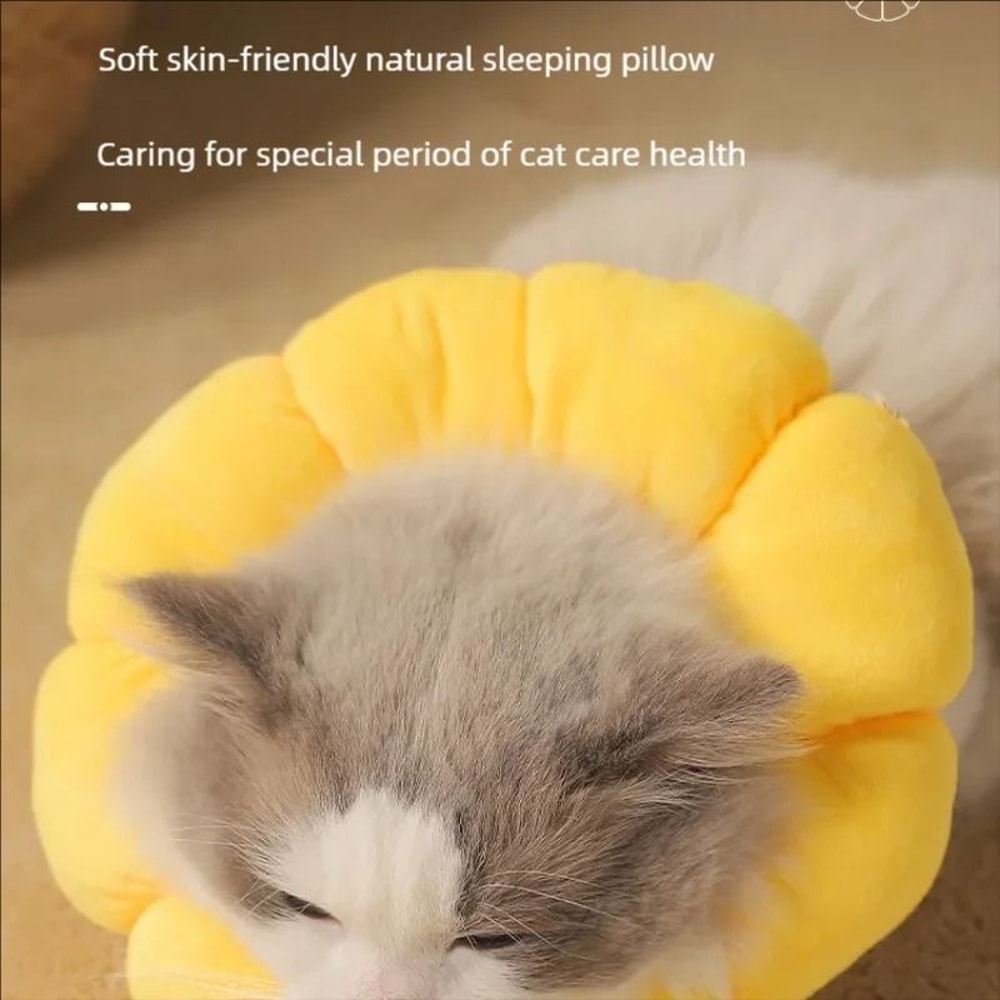 Sunflower Plush Elizabethan Recovery Collar 5