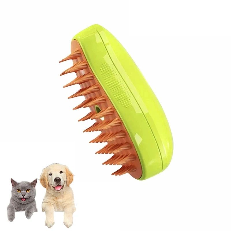 3in1 PureMist Electric Steamy Grooming Brush 7