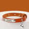 HeirloomFit Personalized Leather Cat Collar 6
