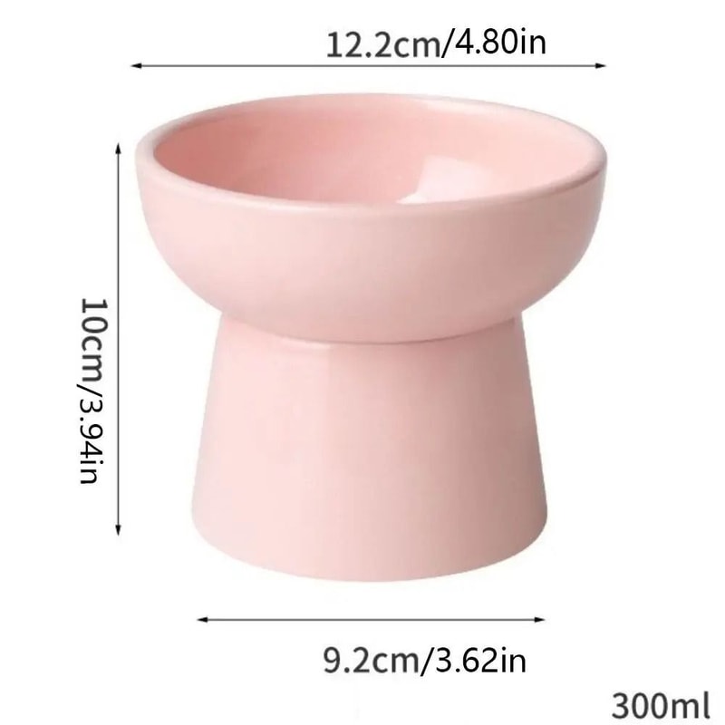 ZenithCurve Elevated Ceramic Feeding Dish 5
