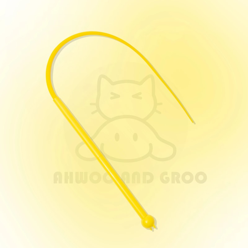 Simulated Mouse Tail Cat Teaser Interactive Silicone Play Toy With Bell 9