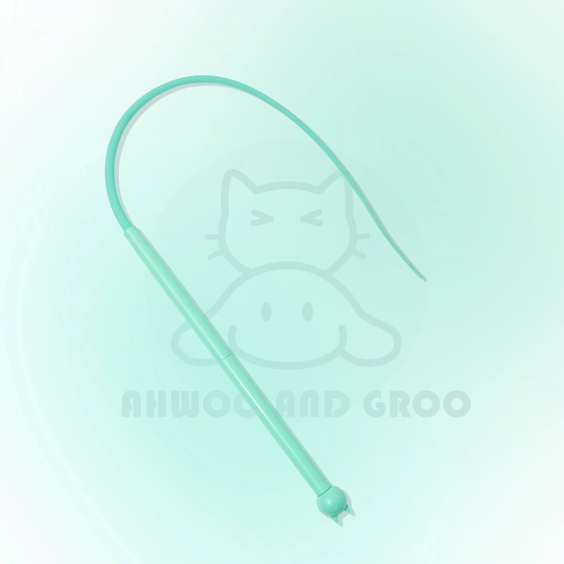 Simulated Mouse Tail Cat Teaser Interactive Silicone Play Toy With Bell 10