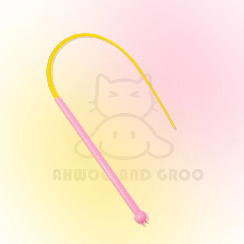Simulated Mouse Tail Cat Teaser Interactive Silicone Play Toy With Bell 11