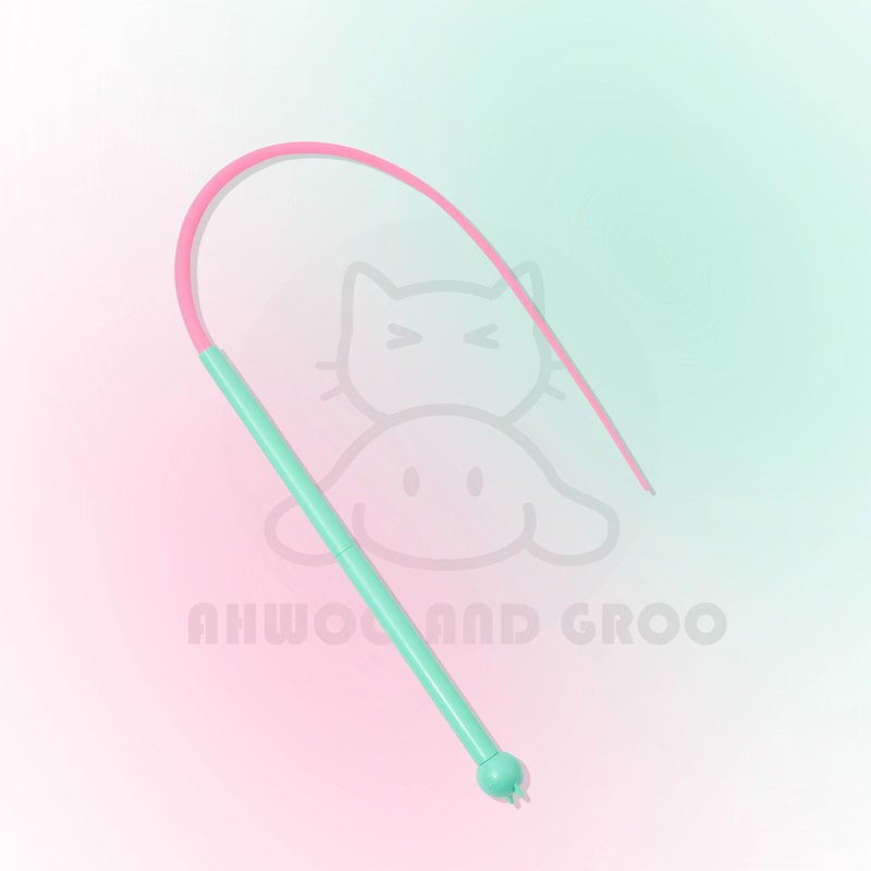 Simulated Mouse Tail Cat Teaser Interactive Silicone Play Toy With Bell 7