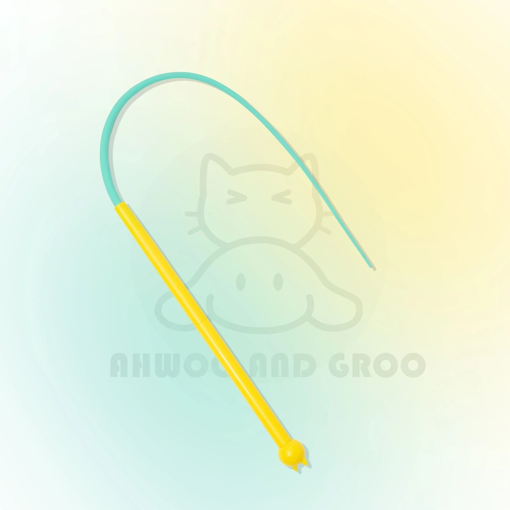 Simulated Mouse Tail Cat Teaser Interactive Silicone Play Toy With Bell 12