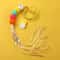 Independent Hanging Door Cat Teaser Elastic SelfPlay Toy With Feathers 3