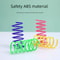 Colorful Jumping Spring Cat Toy 4Piece Interactive Play Set 4