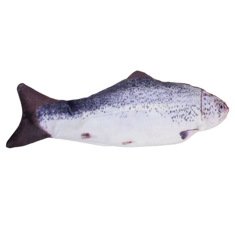 Interactive Flopping Fish Cat Toy USB Rechargeable Moving Pet Teaser 4
