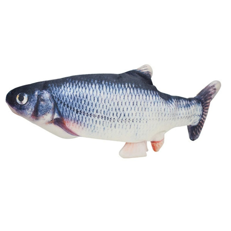 Interactive Flopping Fish Cat Toy USB Rechargeable Moving Pet Teaser 6
